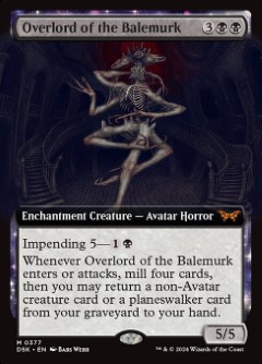 Overlord of the Balemurk Duskmourn- House of Horror Bordless